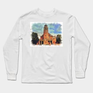 Temple Speech Rooms, Rugby Long Sleeve T-Shirt